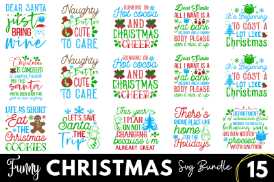 Funny Christmas SVG Bundle