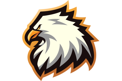 Eagle head esport mascot logo design