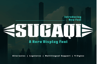 Sugaqi | Display Hero Font