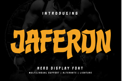 Jaferon | Display Hero Font