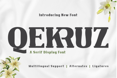 Qekruz | Serif Classic Modernism