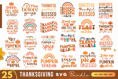 Thanksgiving SVG Bundle