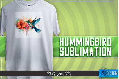 Hummingbird Sublimation | T-shirt Design | Happy Design