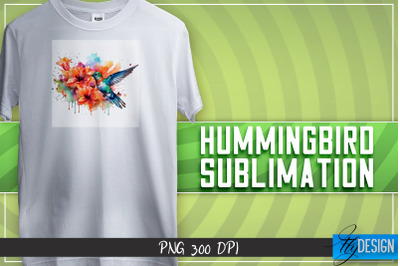 Hummingbird Sublimation | T-shirt Design | Happy Design