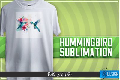 Hummingbird Sublimation | T-shirt Design | Happy Design