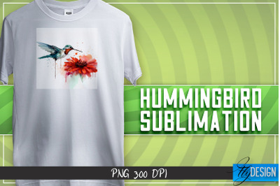 Hummingbird Sublimation | T-shirt Design | Happy Design