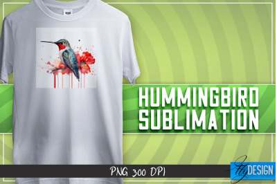 Hummingbird Sublimation | T-shirt Design | Happy Design