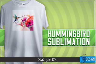 Hummingbird Sublimation | T-shirt Design | Happy Design