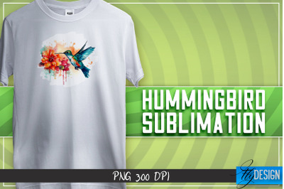 Hummingbird Sublimation | T-shirt Design | Happy Design