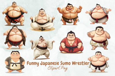 Funny Japanese Sumo Wrestler Sublimation