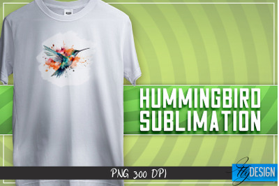 Hummingbird Sublimation | T-shirt Design | Happy Design