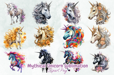 Mythical Unicorn Sublimation Bundle