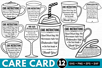 Care Card Bundle SVG &nbsp;Designs