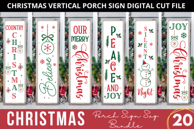 Christmas Porch SVG Bundle