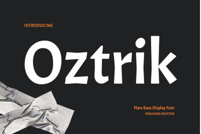 Oztrik Flare Display Sans Font