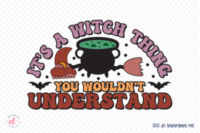 Halloween Witch Sublimation Design PNG