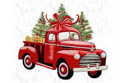 Holiday Truck Art Sublimation Graphics