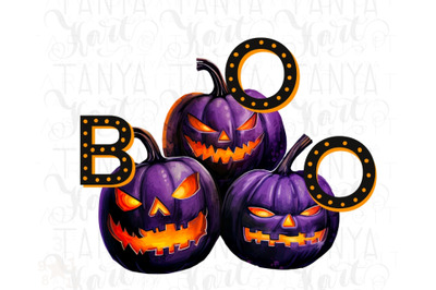 Boo PNG: Autumn Pumpkin Season Digital Design