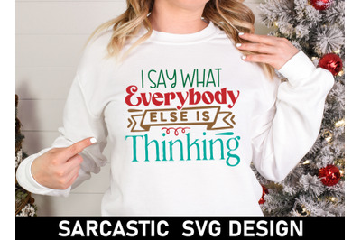 Funny Sarcastic SVG Design Template