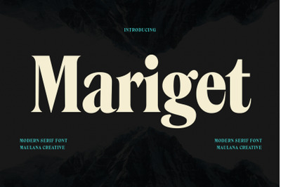 Mariget Serif Display Font