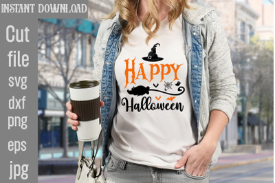 Happy Halloween SVG cut file&2C;Halloween svg Png Bundle&2C; Retro Halloween