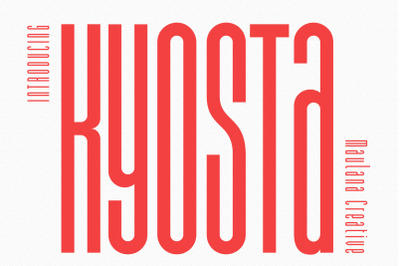 Kyosta Compressed Sans Font