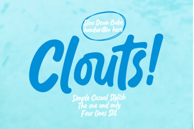 Clouts! - Casual Handwritten