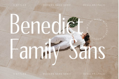 Benedict Family Typeface