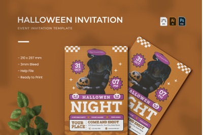 Halloween - Event Invitation