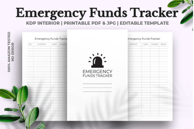 Emergency Funds Tracker Kdp Interior
