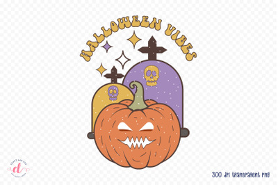 Halloween Vibes PNG Sublimation Design