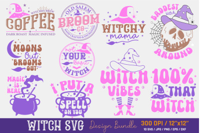 Halloween Witch SVG Bundle | Halloween SVG Bundle