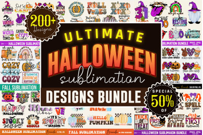 The Ultimate  Halloween Sublimation Bundle | Fall Sublimation