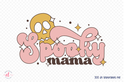 Spooky Mama PNG | Retro Halloween PNG