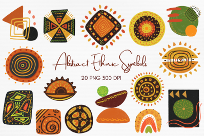Abstract Ethnic Symbols PNG