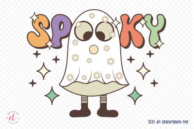 Retro Halloween Sublimation, Spooky PNG