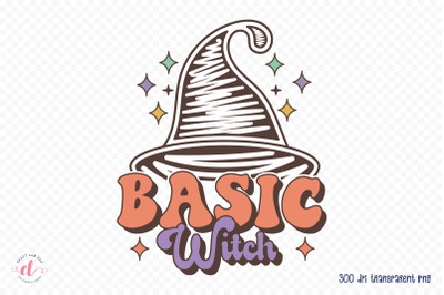 Basic Witch PNG - Retro Halloween PNG