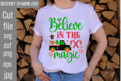 Believe In The Magic SVG cut file&2C;Oh What&2C; Fun Rockin Around&2C; The Chri