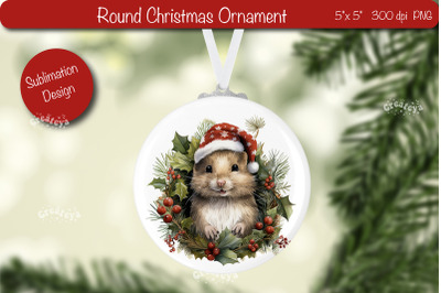 Christmas ornament Sublimation Watercolor Christmas Baby Animal PNG