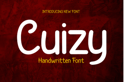 Cuizy | Handwritten Display