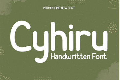 Cyhiru | Handwritten Display