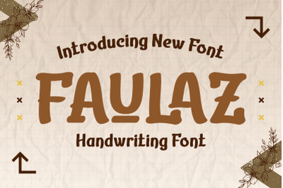 FAULAZ | Handwritten Display