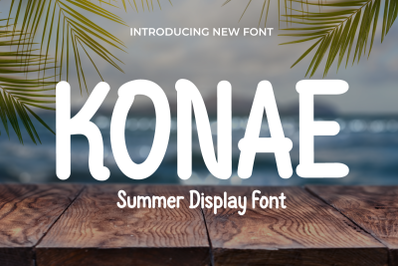 KONAE | Summer San Serif Display