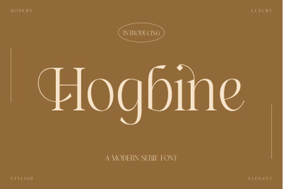 Hogbine Typeface