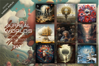 Bundle Surreal worlds 02. Psychedelic.