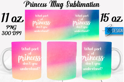 Princess 11 Oz | 15 Oz Mug Sublimation