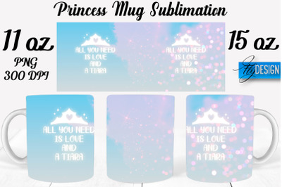 Princess 11 Oz | 15 Oz Mug Sublimation