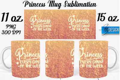 Princess 11 Oz | 15 Oz Mug Sublimation