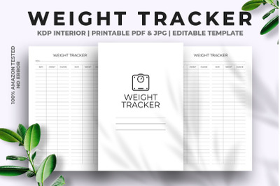 Weight Tracker Kdp Interior