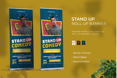 Stand Up Comedy - Roll Up Banner
